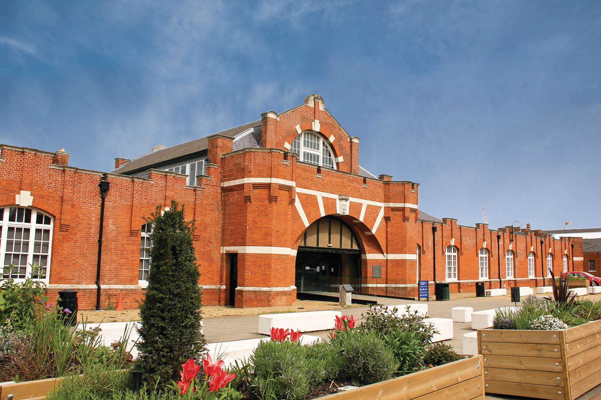 The Drill Hall Library on Kent's Medway campus.